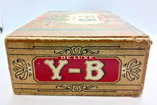 Load image into Gallery viewer, Vintage Y-B YOCUM BROTHERS ESQUIRES Quality Cigars DE LUXE Cigar Box