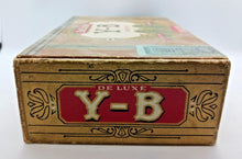 Load image into Gallery viewer, Vintage Y-B YOCUM BROTHERS ESQUIRES Quality Cigars DE LUXE Cigar Box