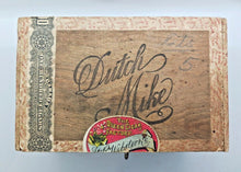 Load image into Gallery viewer, Vintage Dutch Mike Cigar Box Rare Panetelas by W.R.Webster & Co Sherbrooke.P.Q