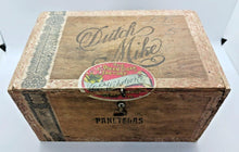 Load image into Gallery viewer, Vintage Dutch Mike Cigar Box Rare Panetelas by W.R.Webster & Co Sherbrooke.P.Q