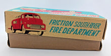 Load image into Gallery viewer, 1950's Japan Friction Fire Truck, South River Fire Department - Mint in box