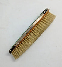 Load image into Gallery viewer, Art Deco Enamel Hand Hair Brush Flying Duck (Sterling Silver) 2 pc