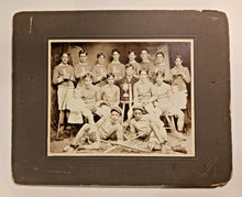 Load image into Gallery viewer, CIRCA-1900 "Lincolns" Lacrosse Team Cabinet Photo