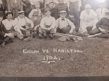 Load image into Gallery viewer, 1902 Guelph vs Hamilton Baseball Photo w/ Original Frame