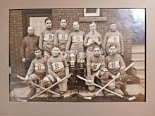 Load image into Gallery viewer, 1922-23 Toronto Bellefair Bantam Hockey Team THL & TAHA Champions Cabinet Photo