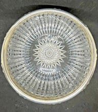 Load image into Gallery viewer, Sterling Rim Cut Crystal Bowl 9 in x 4 in