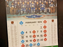 Load image into Gallery viewer, 1974-75 Maple Leaf Gardens Toronto Marlboro Calendar Page Signed