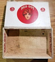 Load image into Gallery viewer, Red Dot Truly Different Cigar Box by Federal Cigar Company Inc Red Lion. PA.