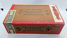 Load image into Gallery viewer, "Check" As Good As Gold Cigar Box by Rock City Cigar Co. Levis, P.Q. No. 2
