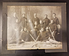 Load image into Gallery viewer, 1903 Paris Hockey Club O.H.A Champions Cabinet Team Photo 15" x 12"