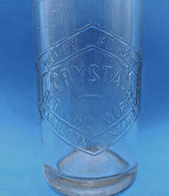 Load image into Gallery viewer, Contents 7 oz Crystal Bottling Works Hamilton Ont. Glass Bottle
