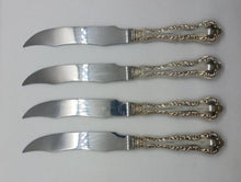 Load image into Gallery viewer, Pompadour By Birks Sterling Silver 8 1/2" Fish Knife Set of 4