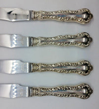 Load image into Gallery viewer, Pompadour By Birks Sterling Silver 8 1/2" Fish Knife Set of 4