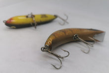 Load image into Gallery viewer, Heddon Zara Spook in Bull Frog + South Bend Teas-Oreno Wood Fish 5" Fishing Lure