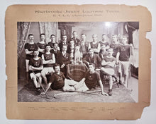 Load image into Gallery viewer, 1895 Sherbrooke Jr Lacrosse Team Championship Cabinet Photo 20" x 16"