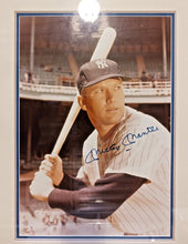 Load image into Gallery viewer, Mickey Mantle Signed Autographed Photo 13"x18" Framed w/ PSA COA Letter Baseball