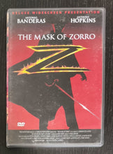 Load image into Gallery viewer, Mask of Zorro - Banderas, Hopkins, Zeta Jones (DVD, 1998, TriStar)