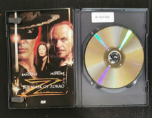 Load image into Gallery viewer, Mask of Zorro - Banderas, Hopkins, Zeta Jones (DVD, 1998, TriStar)