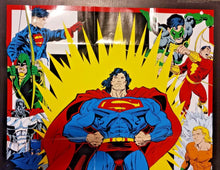 Load image into Gallery viewer, 1994 DC Superman Zero Month following Zero Hour Poster 22" x 34" Canadian Print