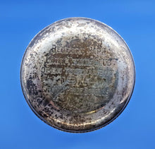 Load image into Gallery viewer, Sterling Silver Top and Lip Crystal Taille France Decanter