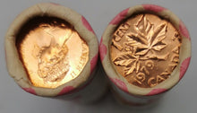 Load image into Gallery viewer, 1979 Canadian Penny CIBC Bank Machine Roll White Paper Red (50 ct) x 2 Lot 9