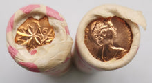 Load image into Gallery viewer, 1979 Canadian Penny CIBC Bank Machine Roll White Paper Red (50 ct) x 2 Lot 10