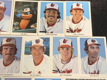 Load image into Gallery viewer, 1980's Baltimore Orioles - Team Issued Lot of 19 Postcards