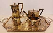 Load image into Gallery viewer, Cattaneo & Co Leeds Four Piece Tea and Coffee Set with Tray