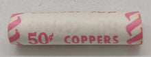 Load image into Gallery viewer, 1979 Canadian Penny CIBC Bank Machine Roll White Paper Red (50 ct) #5