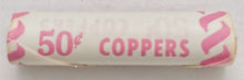 Load image into Gallery viewer, 1979 Canadian Penny CIBC Bank Machine Roll White Paper Red (50 ct) #10