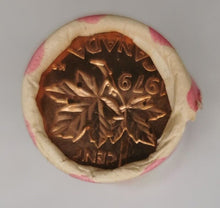 Load image into Gallery viewer, 1979 Canadian Penny CIBC Bank Machine Roll White Paper Red (50 ct) #32