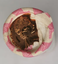 Load image into Gallery viewer, 1979 Canadian Penny CIBC Bank Machine Roll White Paper Red (50 ct) #32