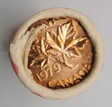 Load image into Gallery viewer, 1979 Canadian Penny CIBC Bank Machine Roll White Paper Red (50 ct) #21