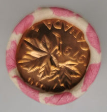 Load image into Gallery viewer, 1979 Canadian Penny CIBC Bank Machine Roll White Paper Red (50 ct) #34