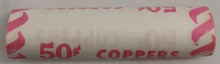 Load image into Gallery viewer, 1979 Canadian Penny CIBC Bank Machine Roll White Paper Red (50 ct) #34