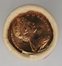 Load image into Gallery viewer, 1979 Canadian Penny CIBC Bank Machine Roll White Paper Red (50 ct) #35
