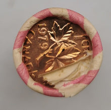 Load image into Gallery viewer, 1979 Canadian Penny CIBC Bank Machine Roll White Paper Red (50 ct) #38