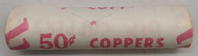 Load image into Gallery viewer, 1979 Canadian Penny CIBC Bank Machine Roll White Paper Red (50 ct) #23