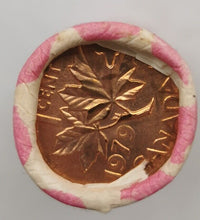Load image into Gallery viewer, 1979 Canadian Penny CIBC Bank Machine Roll White Paper Red (50 ct) #41