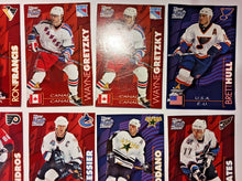 Load image into Gallery viewer, 1997-98 Kraft Dinner Hockey Hand Cut Collectors 3 1/2 x 5 1/4" Cards Lot of 27