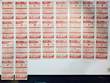 Load image into Gallery viewer, 1996-97 Kraft Dinner Hockey Hand Cut Collectors 3 1/2 x 5 1/4" Cards Lot of 26