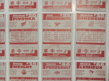 Load image into Gallery viewer, 1996-97 Kraft Dinner Hockey Hand Cut Collectors 3 1/2 x 5 1/4" Cards Lot of 26