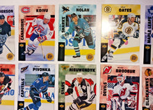 Load image into Gallery viewer, 1996-97 Kraft Dinner Hockey Hand Cut Collectors 3 1/2 x 5 1/4" Cards Lot of 26
