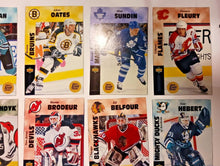 Load image into Gallery viewer, 1996-97 Kraft Dinner Hockey Hand Cut Collectors 3 1/2 x 5 1/4" Cards Lot of 26