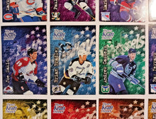 Load image into Gallery viewer, 1995-96 Kraft Dinner Hockey Hand Cut Collectors 3 1/2 x 5 1/4" Cards Lot of 24