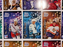 Load image into Gallery viewer, 1995-96 Kraft Dinner Hockey Hand Cut Collectors 3 1/2 x 5 1/4" Cards Lot of 24