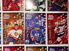 Load image into Gallery viewer, 1995-96 Kraft Dinner Hockey Hand Cut Collectors 3 1/2 x 5 1/4" Cards Lot of 24