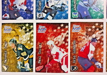 Load image into Gallery viewer, 1995-96 Kraft Dinner Hockey Hand Cut Collectors 3 1/2 x 5 1/4" Cards Lot of 24