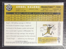 Load image into Gallery viewer, 2009 Topps Heritage Chrome Angel Salome Black Refractor SSP 22/60 C77