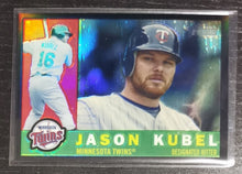 Load image into Gallery viewer, 2009 Topps Heritage Chrome Jason Kubel Black Refractor SSP 04/60 CHR135